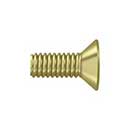 Deltana [SCMB1005U3] Solid Brass Machine Screw - #10 x 1/2&quot; - Flat Head - Phillips - Polished Brass Finish