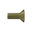 Deltana [SCMB1005U5] Solid Brass Machine Screw - #10 x 1/2&quot; - Flat Head - Phillips - Antique Brass Finish