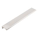 Elements [A500-10SN] Aluminum Cabinet Edge Pull - Edgefield Series - Satin Nickel Finish - 114mm C/C - 10" L