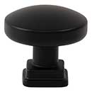 Atlas Homewares [A6021-BL] Die Cast Zinc Cabinet Knob - Kimberton Series - Matte Black Finish - 1 1/4" Dia.