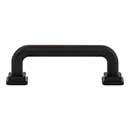 Atlas Homewares [A6022-BL] Die Cast Zinc Cabinet Pull Handle - Kimberton Series - Standard Size - Matte Black Finish - 3" C/C -  3 3/4" L