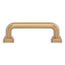 Atlas Homewares [A6022-WB] Die Cast Zinc Cabinet Pull Handle - Kimberton Series - Standard Size - Warm Brass Finish - 3" C/C -  3 3/4" L