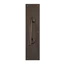 Brass Accents [A02-P7401-609] Solid Brass Door Pull Plate