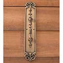 Gothic Church Solid Brass Pull Plate, Brass Accents A04-P5841 