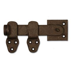 Coastal Bronze [50-420] Bronze Door Drop Bar Latch - Lockable - 3 Piece ...