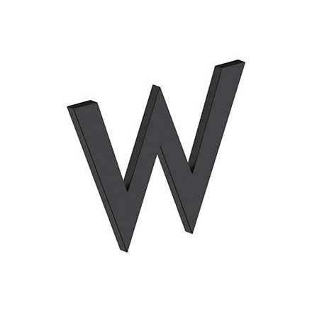 Deltana [RNB-WU19] Stainless Steel House Letter - B Series - W - Paint ...