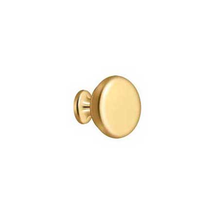 Deltana [KR114CR003] Solid Brass Cabinet Knob - Round Series - Polished Brass (PVD) Finish - 1 1/4&quot; Dia.