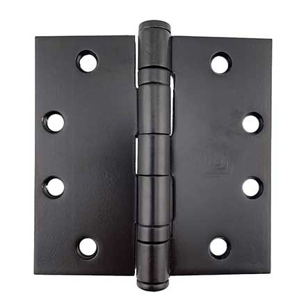 PBB Architectural [BB51800] Stainless Steel Door Butt Hinge - Ball Bearing - Full Mortise - Standard Weight - Square Corner - Black Finish - 4 1/2&quot; H x 4 1/2&quot; W